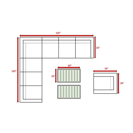Outdoor Wicker Patio Seating Group With Cushions - Serenova - Omega Lifestyles