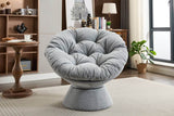 Oversized 360-Degree Swivel Chenille Accent Chair - Sleep Galleria
