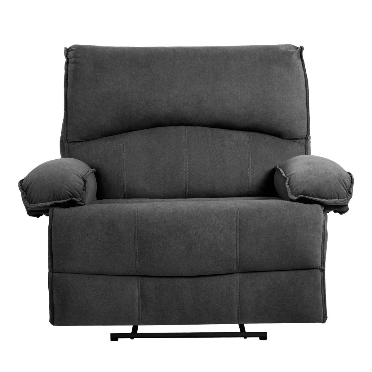 Oversized Manual Push - Back Velvet Massage Recliner Chair - Serenova - Omega Lifestyles
