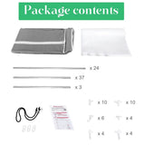 Portable Fabric Closet Organizer Wardrobe Storage Rack - Omega Lifestyles