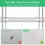 Portable Fabric Closet Organizer Wardrobe Storage Rack - Omega Lifestyles