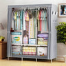 Portable Fabric Closet Organizer Wardrobe Storage Rack - Omega Lifestyles