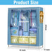 Portable Fabric Closet Organizer Wardrobe Storage Rack - Omega Lifestyles