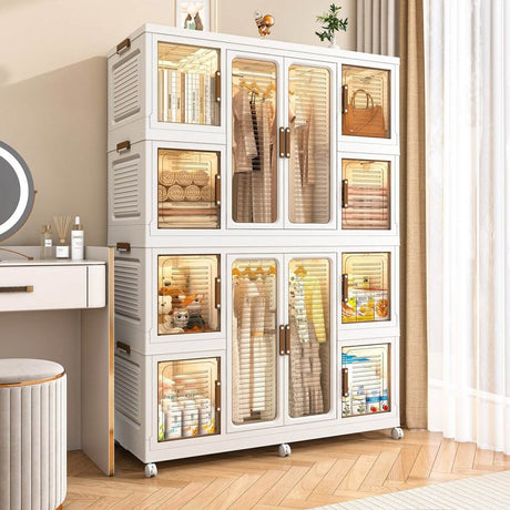 Portable Polypropylene Children's Wardrobe Closet Organizer - Sleep Galleria