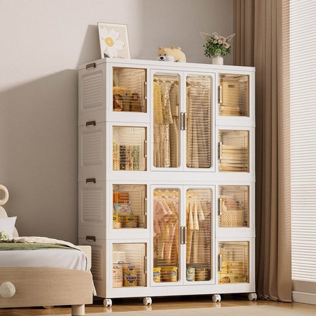 Portable Polypropylene Children's Wardrobe Closet Organizer - Sleep Galleria