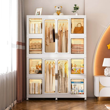 Portable Polypropylene Children's Wardrobe Closet Organizer - Sleep Galleria
