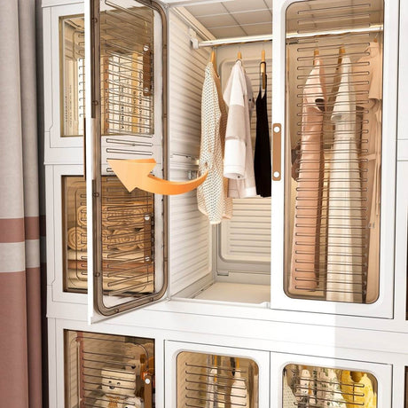 Portable Polypropylene Children's Wardrobe Closet Organizer - Sleep Galleria