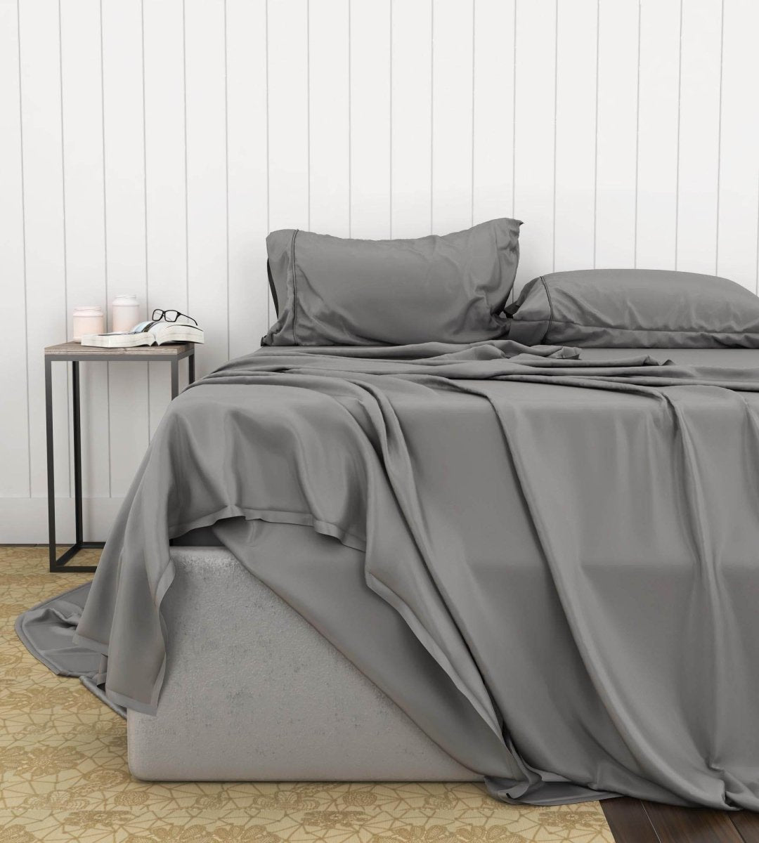 Queen Bamboo Cotton Blend Soft Breathable Sheet Set - Serenova - Omega Lifestyles