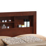 Queen Cherry Storage Bed Frame With Under - Bed Storage - Serenova - Omega Lifestyles