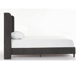 Queen Contemporary Velvet Upholstered Bed Frame - Serenova - Omega Lifestyles