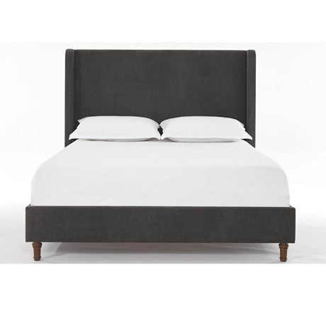 Queen Contemporary Velvet Upholstered Bed Frame - Serenova - Omega Lifestyles