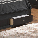 Queen Elegant Black Storage Bed Frame - Serenova - Omega Lifestyles
