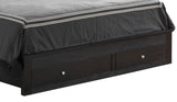 Queen Elegant Black Storage Bed Frame - Serenova - Omega Lifestyles