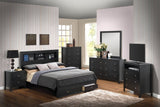 Queen Elegant Black Storage Bed Frame - Serenova - Omega Lifestyles