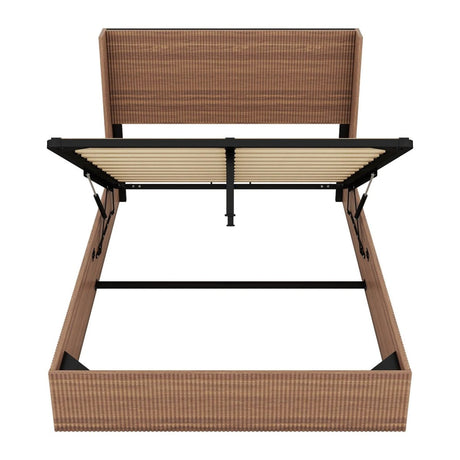 Queen Lift Storage Bed Frame With Gas Lift Mechanism - Serenova - Omega Lifestyles