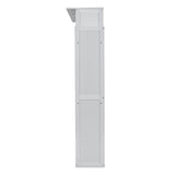 Queen Murphy Wall Bed With Shelves And LED Lights - Sleep Galleria