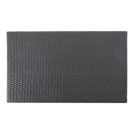 Rattan Brown Multi Bar Island With Stools and Storage - Omega Lifestyles