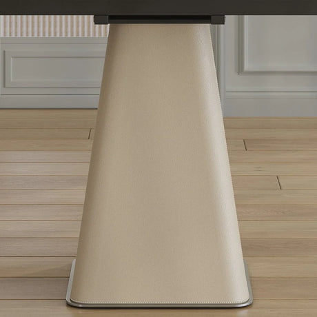 Retractable Rock Slab Expandable Square Dining Table - Omega Lifestyles