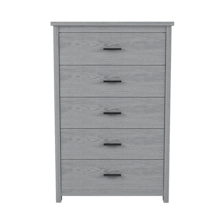 Retro American Country Style 5-Drawer Wooden Dresser - Omega Lifestyles