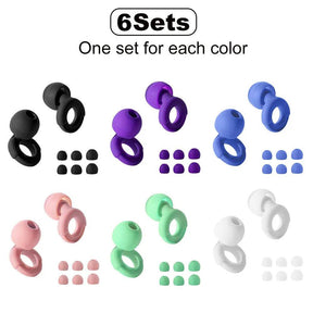 Reusable Soft Silicone Noise Reduction Earplugs Set - Omega Lifestyles