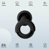 Reusable Soft Silicone Noise Reduction Earplugs Set - Sleep Galleria