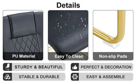 Round Glass Top Dining Table With 4 Chairs Set - Omega Lifestyles