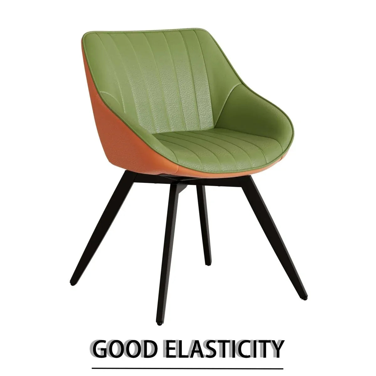 Round Tulip Dining Table With 2 Cushioned PU Chairs Set - Omega Lifestyles