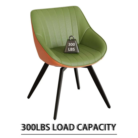 Round Tulip Dining Table With 2 Cushioned PU Chairs Set - Omega Lifestyles