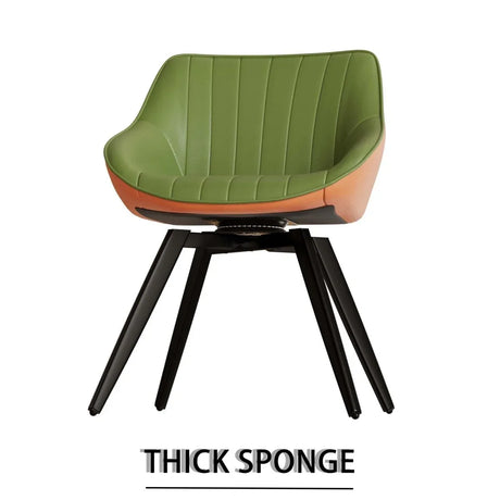 Round Tulip Dining Table With 2 Cushioned PU Chairs Set - Omega Lifestyles