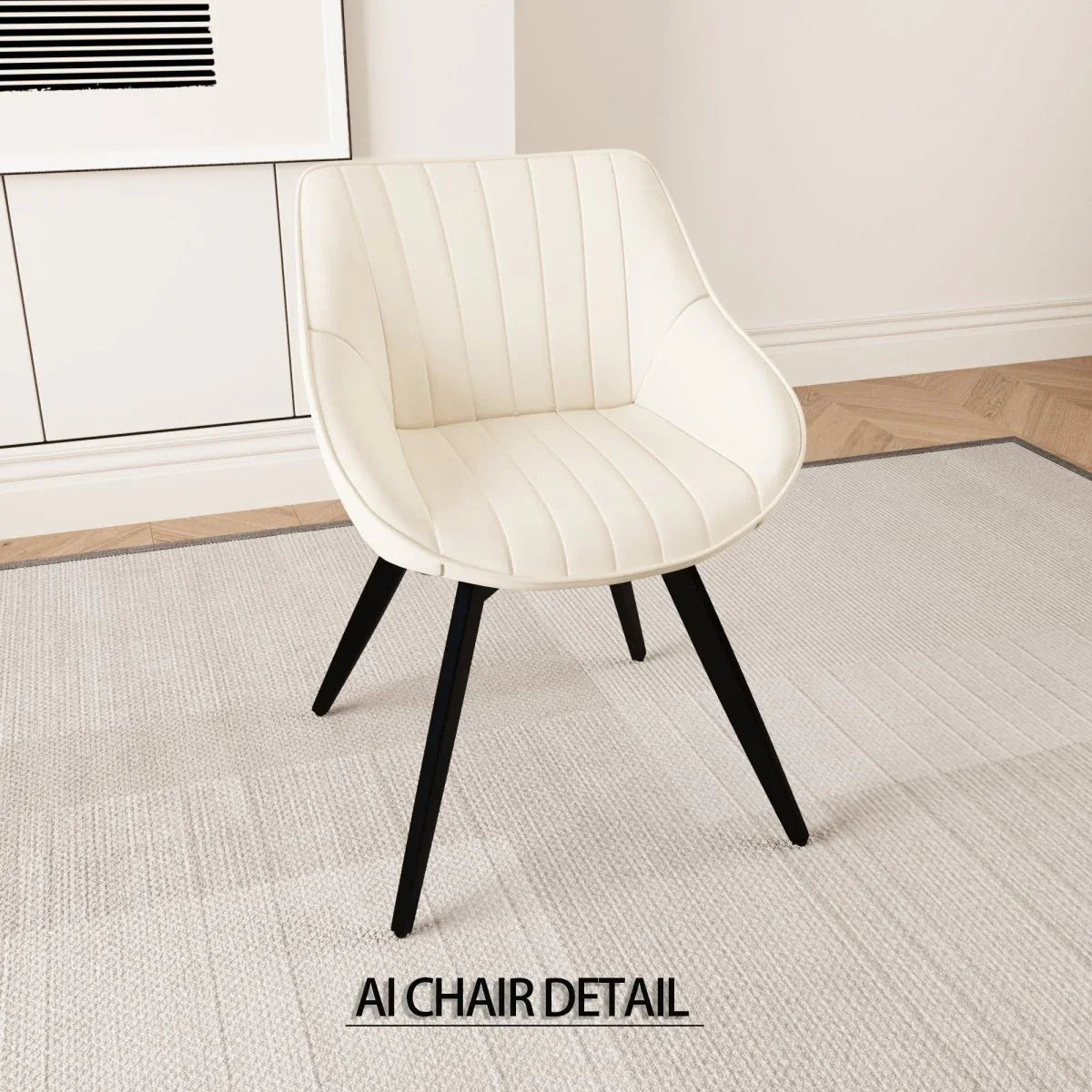 Round Tulip MDF Dining Table Set With 2 PU Chairs - Omega Lifestyles