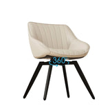 Round Tulip MDF Dining Table Set With 2 PU Chairs - Omega Lifestyles