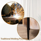 Rustic Flower-Shaped Engineered Wood Center Table - Omega Lifestyles