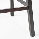 Set Of 2 Contemporary 360-Degree Swivel Nailhead Bar Stools - Omega Lifestyles