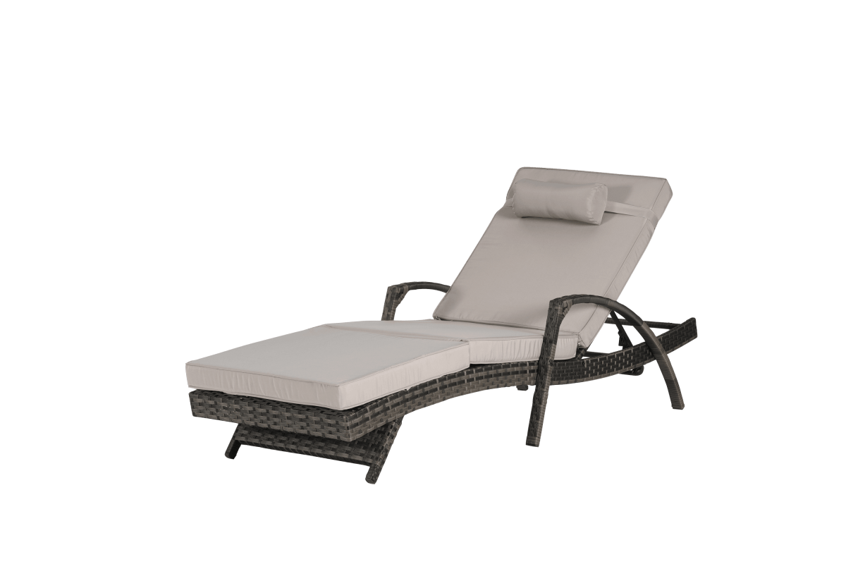 Set of 2 Outdoor Weather Resistant Wicker Reclining Chairs - Omega Lifestyles