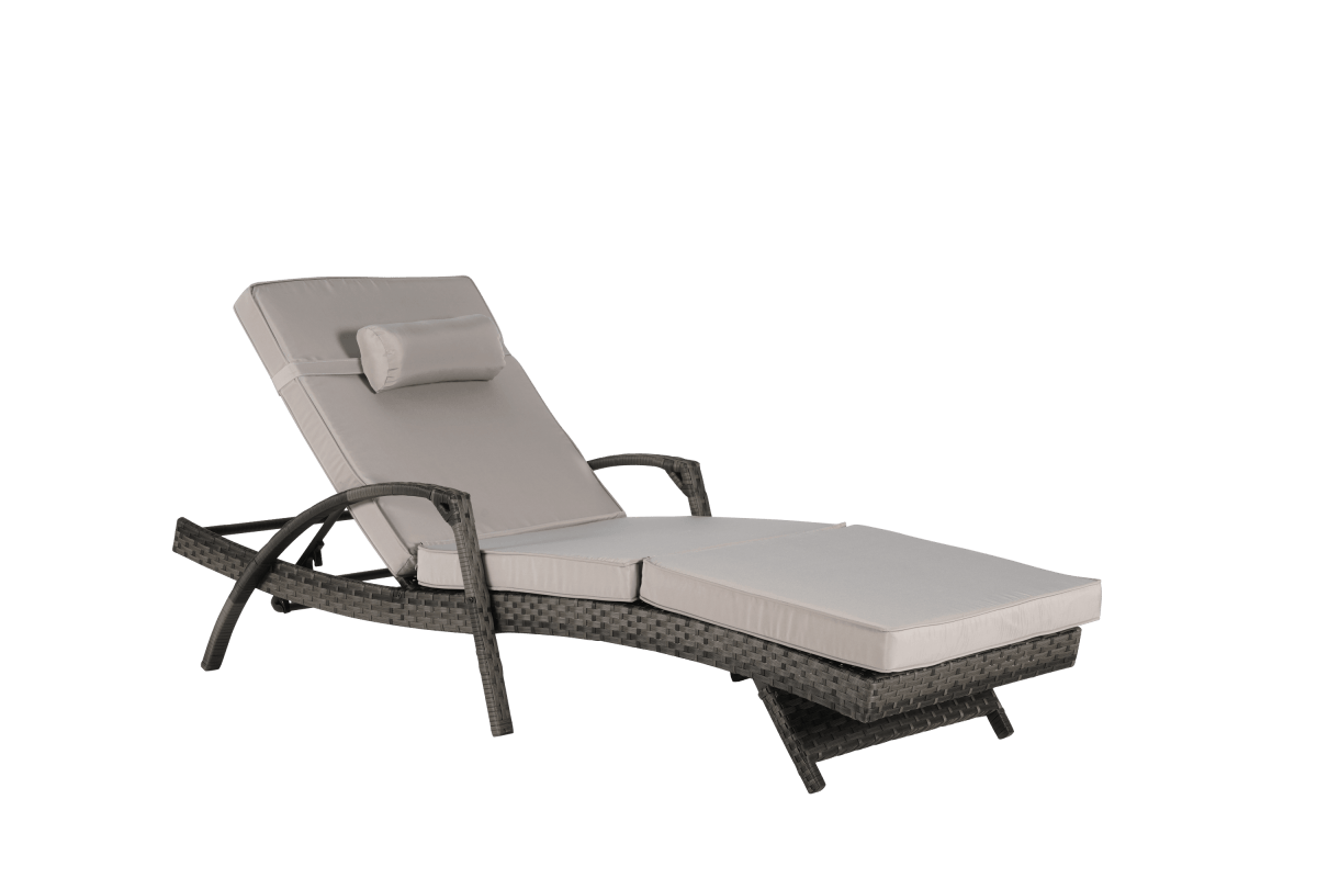 Set of 2 Outdoor Weather Resistant Wicker Reclining Chairs - Omega Lifestyles