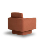 Set of 2 Teddy Sherpa Boucle Swivel Accent Chairs - Omega Lifestyles