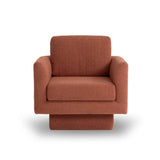 Set of 2 Teddy Sherpa Boucle Swivel Accent Chairs - Omega Lifestyles