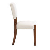 Set Of 4 Ergonomic Upholstered Rubber Wood Dining Chairs - Omega Lifestyles