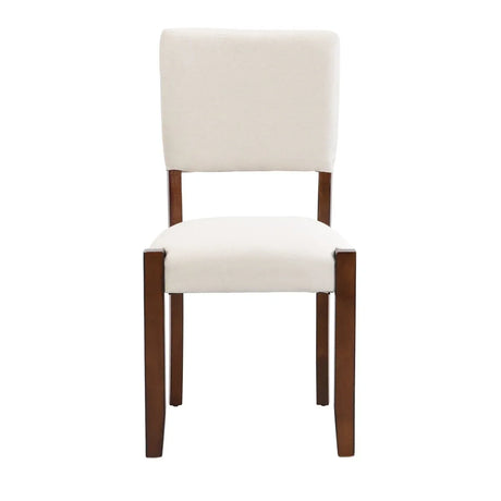Set Of 4 Ergonomic Upholstered Rubber Wood Dining Chairs - Omega Lifestyles