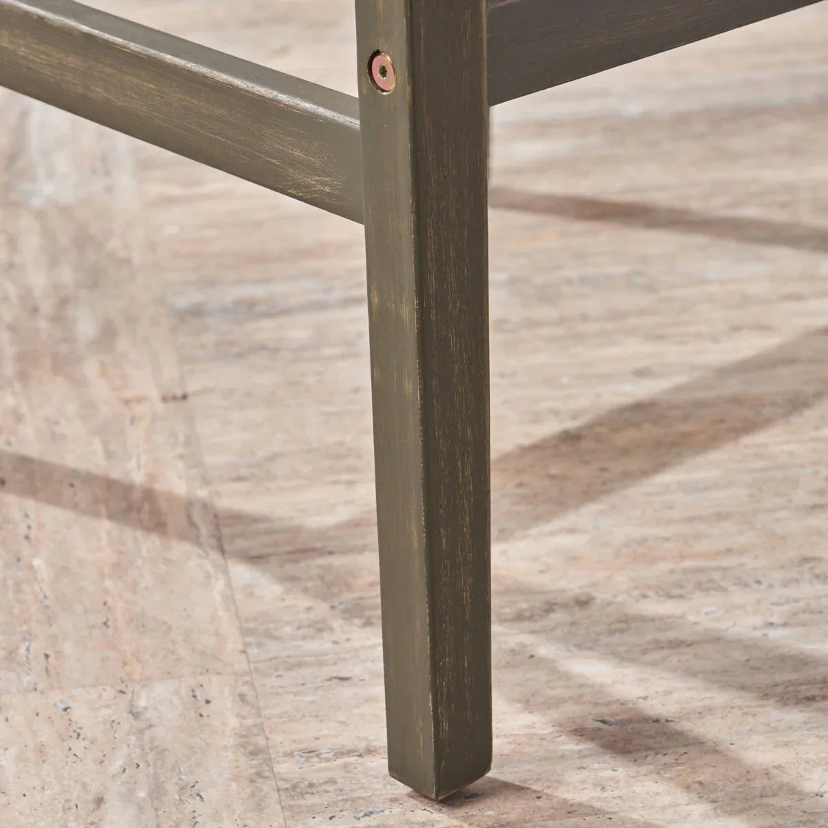 Sleek Grey Wood Outdoor Barstool - Omega Lifestyles