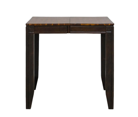 Solid Wood Transitional Brown Gathering Height Table - Serenova - Omega Lifestyles
