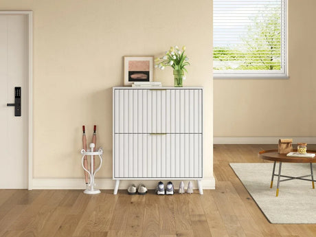 Tipping Bucket Narrow Storage Organizer With Anti-Tip Safety - Omega Lifestyles