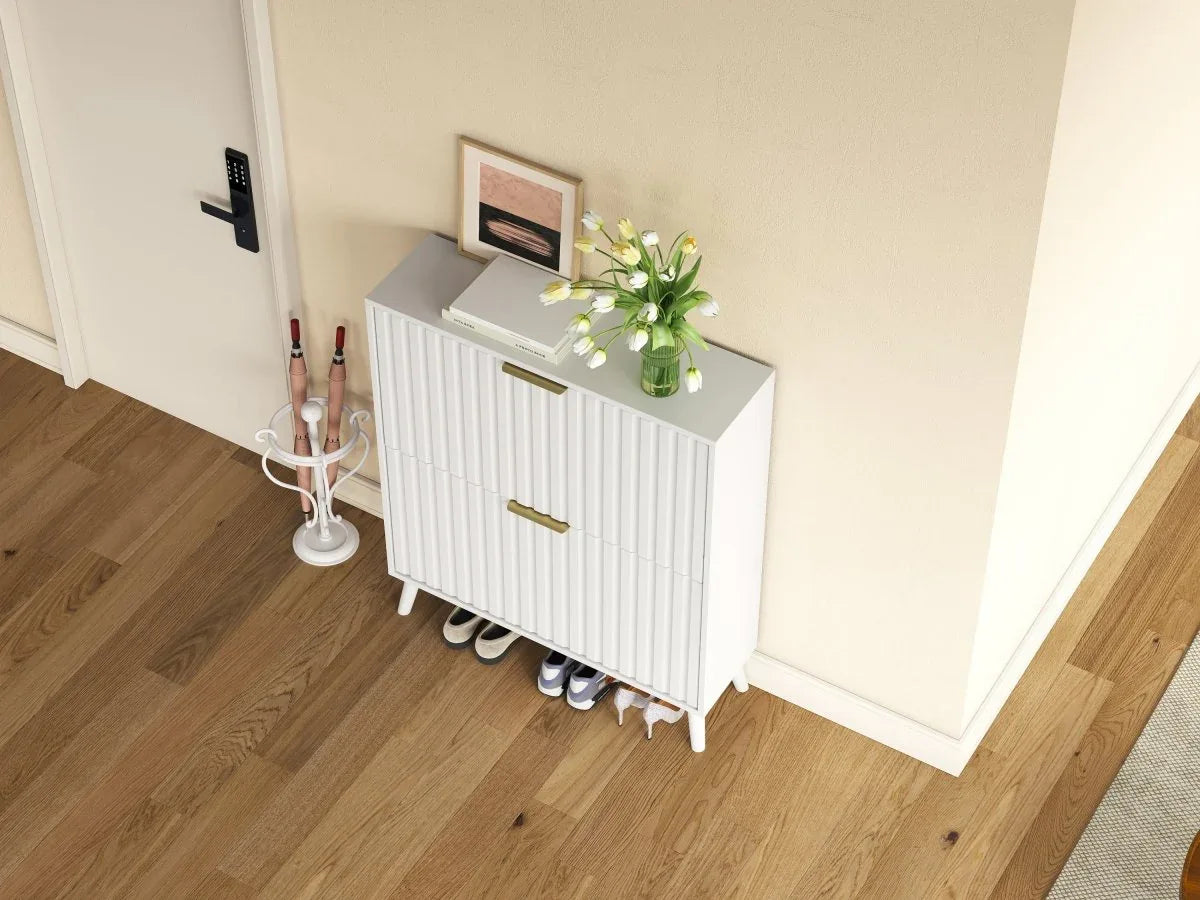 Tipping Bucket Narrow Storage Organizer With Anti-Tip Safety - Omega Lifestyles