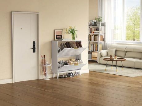 Tipping Bucket Narrow Storage Organizer With Anti-Tip Safety - Omega Lifestyles