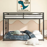 Twin Classic Metal Twin Over Twin Bunk Bed Frame - Serenova - Omega Lifestyles