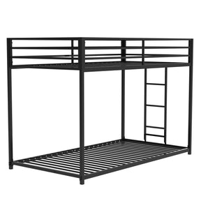 Twin Classic Metal Twin Over Twin Bunk Bed Frame - Omega Lifestyles
