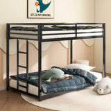 Twin Classic Metal Twin Over Twin Bunk Bed Frame - Serenova - Omega Lifestyles
