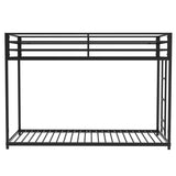 Twin Classic Metal Twin Over Twin Bunk Bed Frame - Serenova - Omega Lifestyles