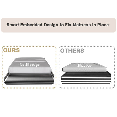 Twin Classic Metal Twin Over Twin Bunk Bed Frame - Serenova - Omega Lifestyles