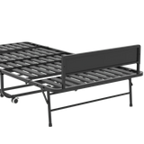 Twin Folding Bed Frame With Adjustable Headboard And 5-Inch Memory Foam Mattress - Omega Lifestyles